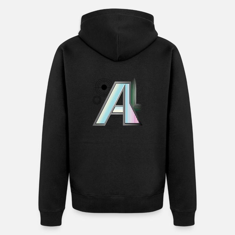Design « Aesthetica » - Veste à capuche bio Premium Unisexe - noir