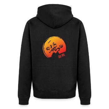 Bonsaï Bonsaï Arbre Bonsaï Art - Veste à capuche bio Premium Unisexe - noir - Dos - Nico (187cm)