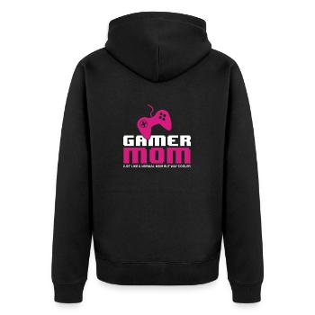 Gamer Maman Jeux vidéo Amateur de jeux Mère Joueur - Veste à capuche bio Premium Unisexe - noir - Dos - Nico (187cm)