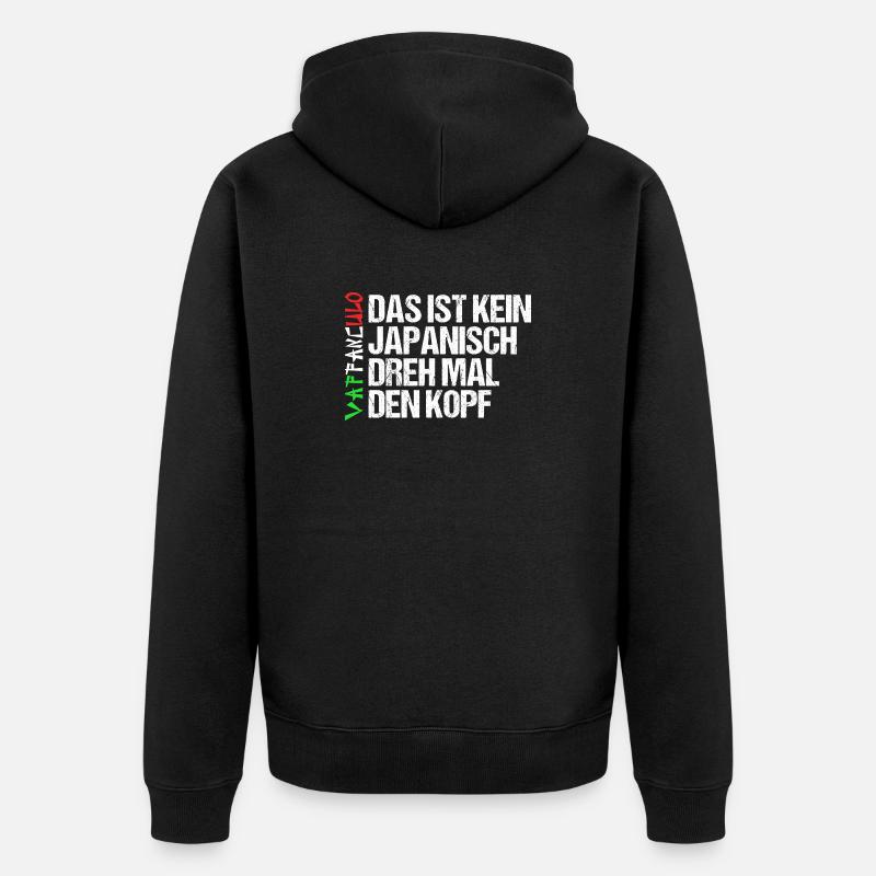 Italie Italien Vaffanculo - Veste à capuche bio Premium Unisexe - noir