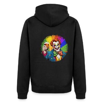 Carnaval Kölle Alaaf escalade Chant, Danse Cologne - Veste à capuche bio Premium Unisexe - noir - Dos - Nico (187cm)