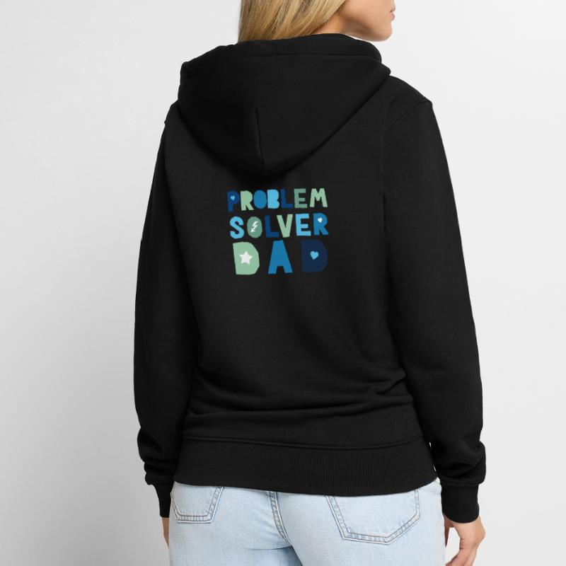 Problem Solver Dad Unisex Premium Organic Zip Hoodie