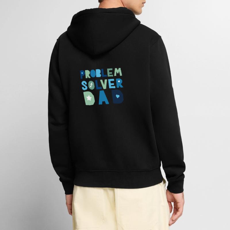 Problem Solver Dad Unisex Premium Organic Zip Hoodie