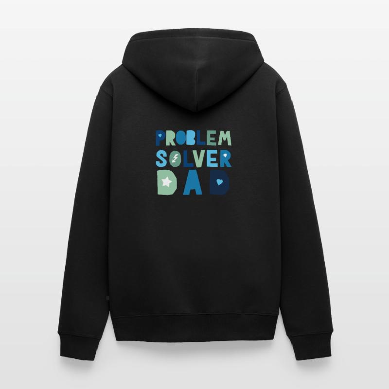 Problem Solver Dad Unisex Premium Organic Zip Hoodie