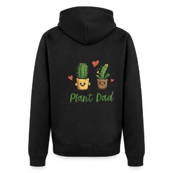 Un délice pour les amoureux du jardin - Veste à capuche bio Premium Unisexe - noir - Dos - Nico (187cm)
