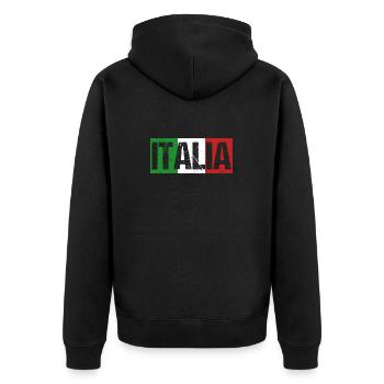 Italie Vaffanculo italien - Veste à capuche bio Premium Unisexe - noir - Dos - Nico (187cm)