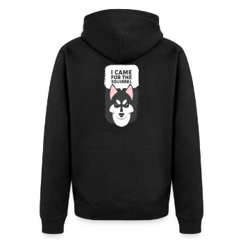 cadeau enfants Balloon Dog Loup animal dessin animé - Veste à capuche bio Premium Unisexe - noir - Dos - Nico (187cm)