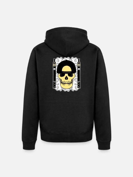 Vaper - Unisex Premium Organic Zip Hoodie - black