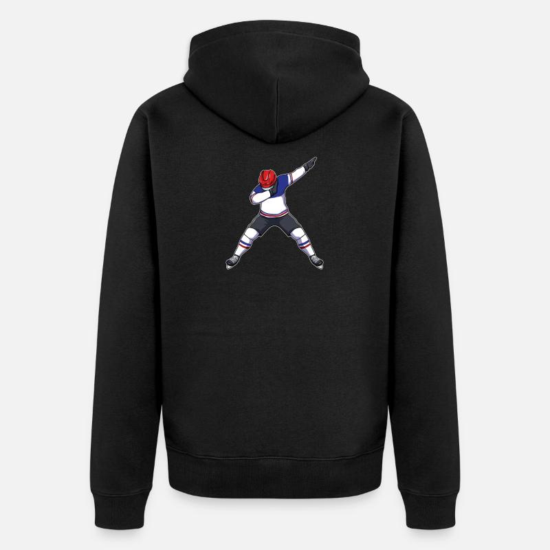 hockey - Veste à capuche bio Premium Unisexe - noir