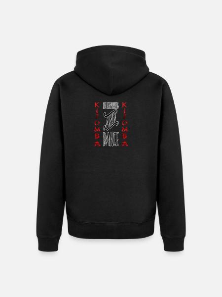 Be inspired / Kizomba Design # 1 - Unisex Premium Organic Zip Hoodie - black