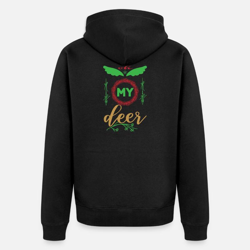 xmas x-mas Noël - Veste à capuche bio Premium Unisexe - noir