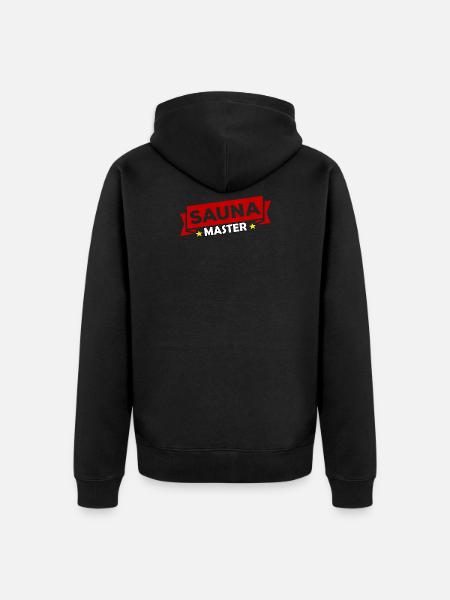 Sauna Master sauna Wellness Spa - Unisex Premium Organic Zip Hoodie - black