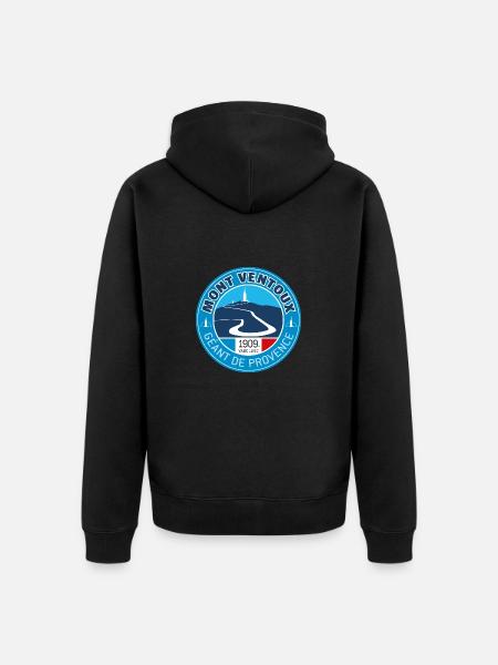 Mont Ventoux - il gigante della Provenza - Felpa con cappuccio ecologica premium unisex - nero
