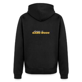 TOUJOURS EN MODE JEU - Veste à capuche bio Premium Unisexe - noir - Dos - Nico (187cm)