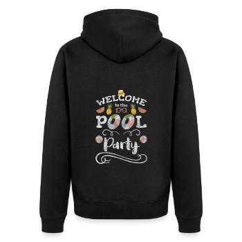 Natation Natation Natation Athlètes Plongée - Veste à capuche bio Premium Unisexe - noir - Dos - Nico (187cm)