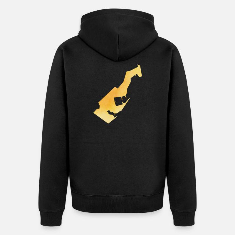 Monaco - Veste à capuche bio Premium Unisexe - noir
