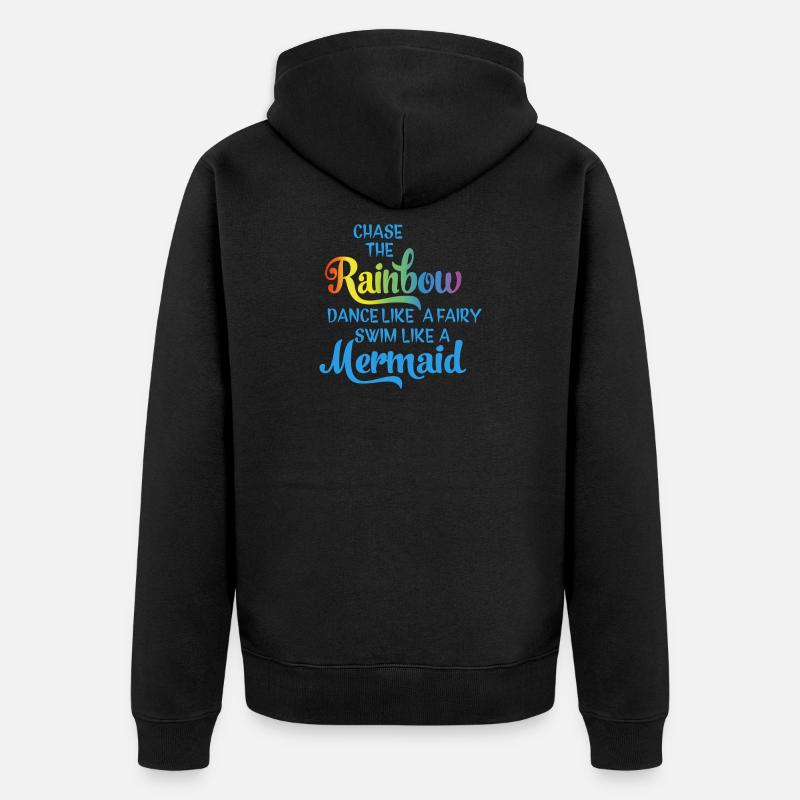 Suivez Rainbow - Veste à capuche bio Premium Unisexe - noir