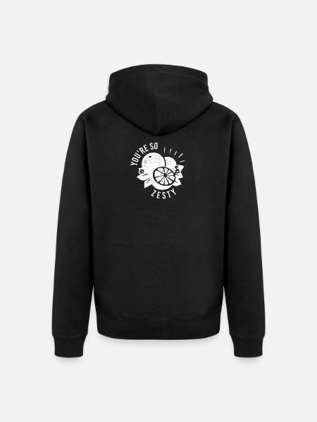 Tu es tellement piquante - Veste à capuche bio Premium Unisexe - noir