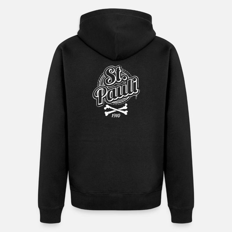 St. Pauli - St Pauli - 1910 - Veste à capuche bio Premium Unisexe - noir