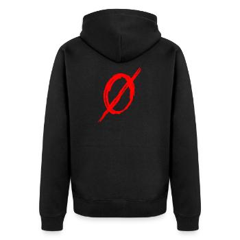 Zero Blood - Veste à capuche bio Premium Unisexe - noir - Dos - Nico (187cm)