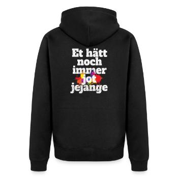 Et Hätt Toujours Jot Jejange Kölsch Cologne - Veste à capuche bio Premium Unisexe - noir - Dos - Nico (187cm)