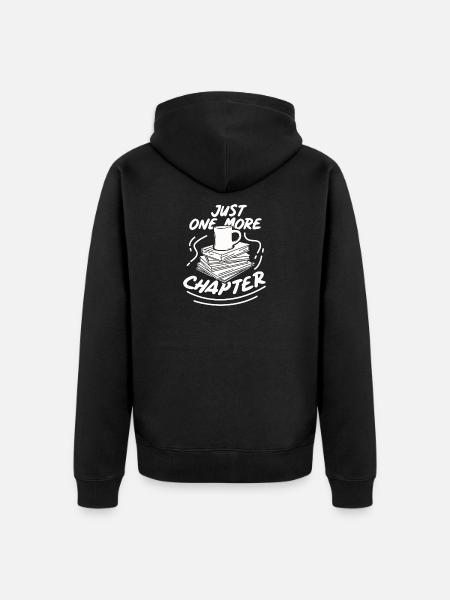 Read books book gift bookshelf - Unisex Premium Organic Zip Hoodie - black