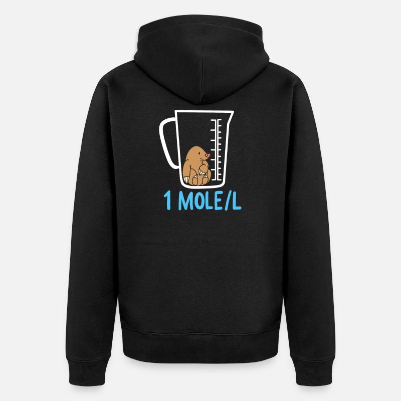 Enseignement des sciences - Veste à capuche bio Premium Unisexe - noir