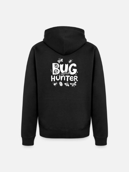 Insect Entomologist - Unisex Premium Organic Zip Hoodie - black