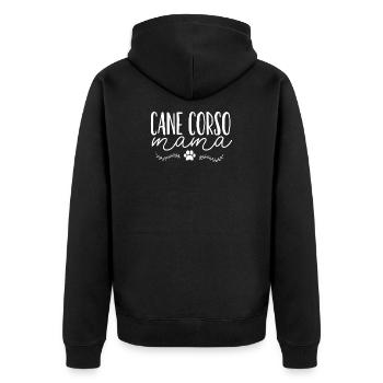 Cane corso - Veste à capuche bio Premium Unisexe - noir - Dos - Nico (187cm)