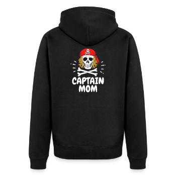 Pirate - Veste à capuche bio Premium Unisexe - noir - Dos - Nico (187cm)
