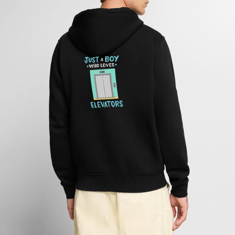 Elevator Elevator Technician Elevator Mechanics Unisex Premium Organic Zip Hoodie