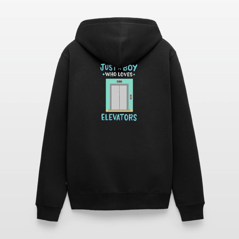 Elevator Elevator Technician Elevator Mechanics Unisex Premium Organic Zip Hoodie