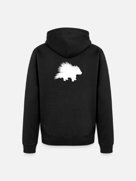 Porc-épic épic - Veste à capuche bio Premium Unisexe - noir