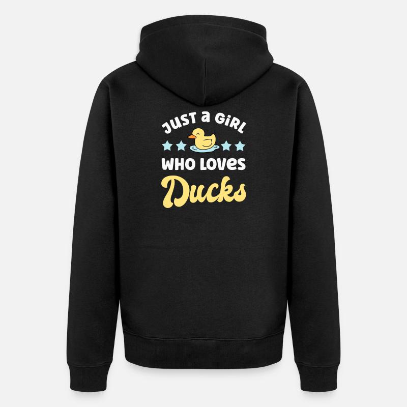 Canards - Veste à capuche bio Premium Unisexe - noir