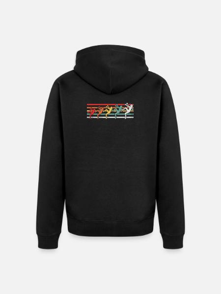 Kletterin Klettern - Unisex Premium Bio Zip Hoodie - Schwarz