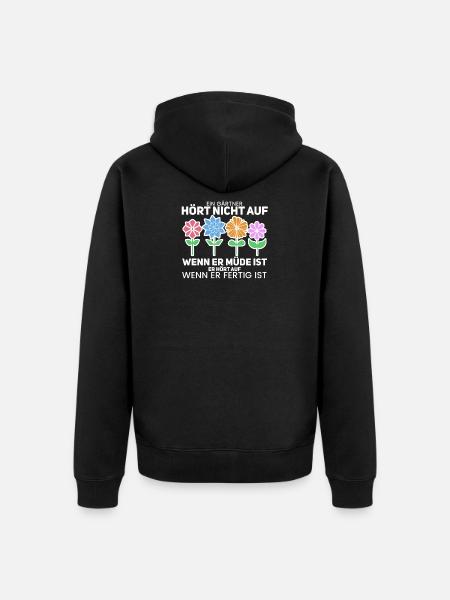 Gärtner - Unisex Premium Bio Zip Hoodie - Schwarz
