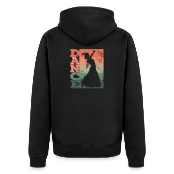 Danse flamenco Danse Flamenco Robe Flamenco Flamenco - Veste à capuche bio Premium Unisexe - noir - Dos - Nico (187cm)