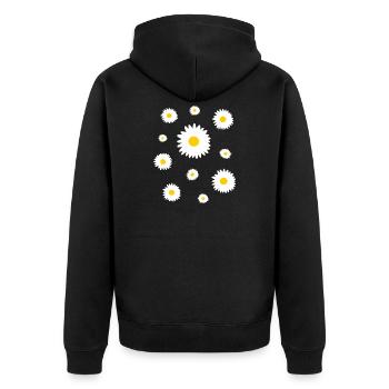 Cadeau pour la fête des mères : Idée de cadeau pour la fête des mères - Veste à capuche bio Premium Unisexe - noir - Dos - Nico (187cm)