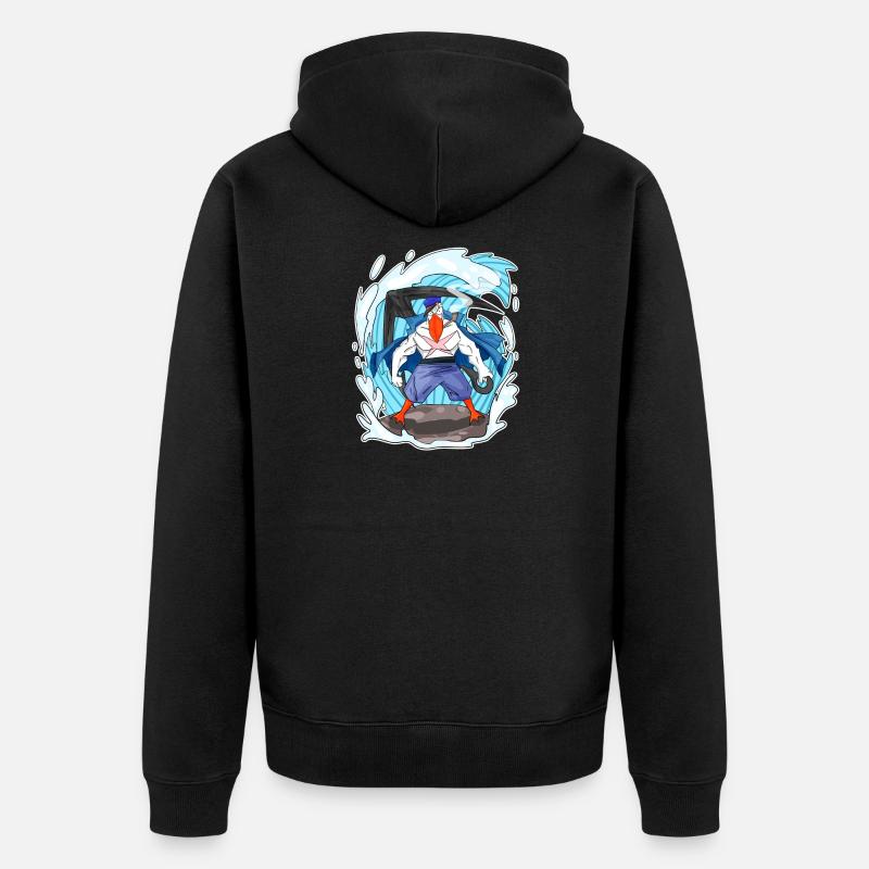 Mouette - Veste à capuche bio Premium Unisexe - noir