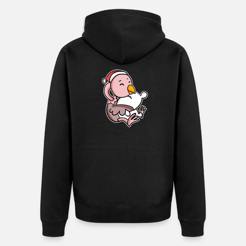 Bouquet Noël Sommeil Sommeil Sommeil - Veste à capuche bio Premium Unisexe - noir
