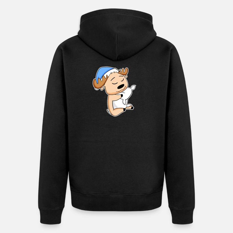 Élan - Veste à capuche bio Premium Unisexe - noir