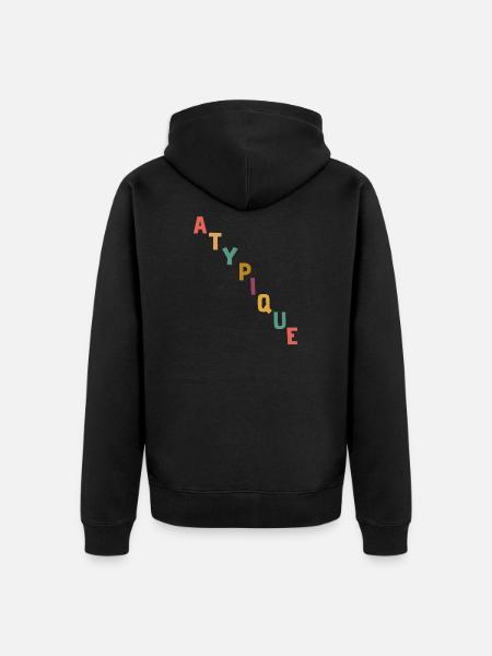 Atypique - Veste à capuche bio Premium Unisexe - noir
