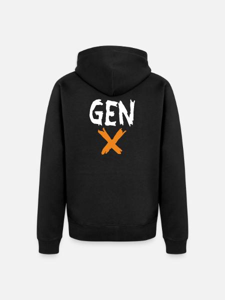 Generation Xclusive - Unisex Premium Organic Zip Hoodie - black