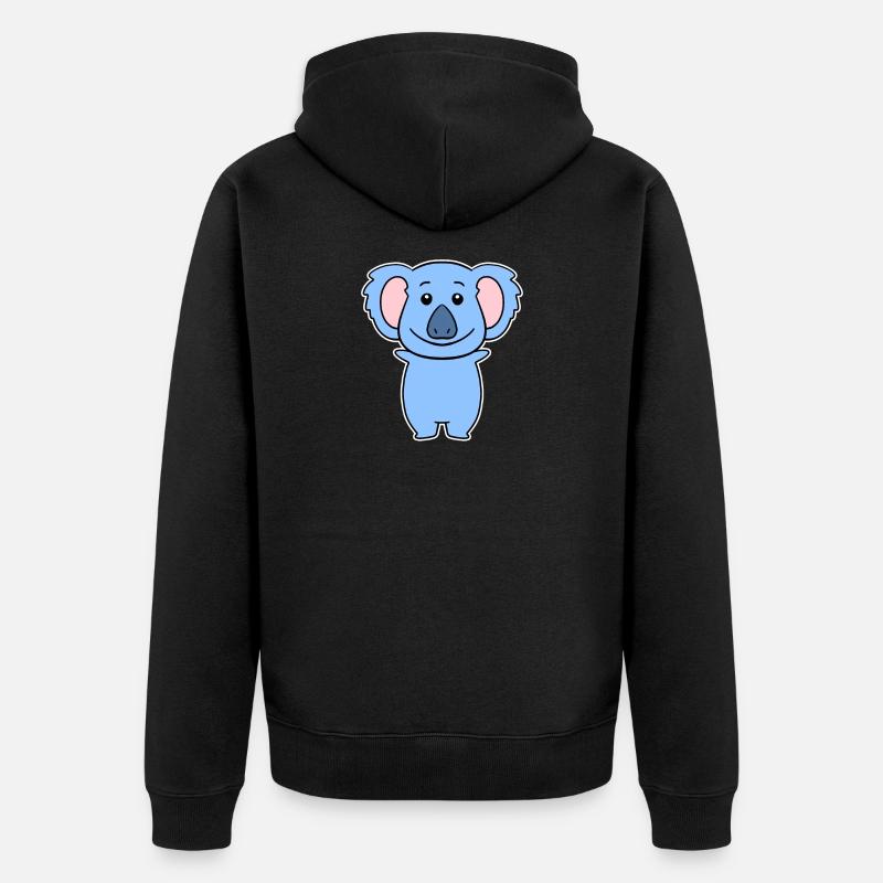 Koala - Veste à capuche bio Premium Unisexe - noir