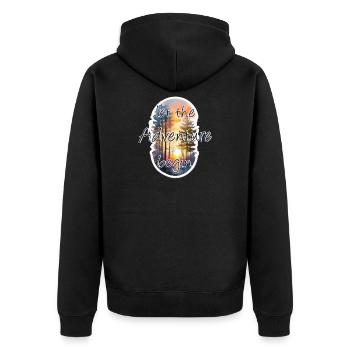 Aventure - Veste à capuche bio Premium Unisexe - noir - Dos - Nico (187cm)