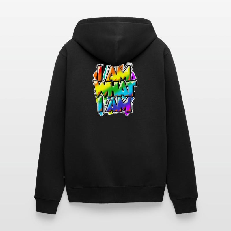I am what I am - alles normal, oder? Unisex Premium Bio Zip Hoodie