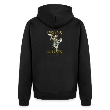 DÉCIMÈTRE - Veste à capuche bio Premium Unisexe - noir - Dos - Nico (187cm)