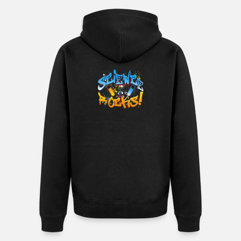 La science est géniale - Veste à capuche bio Premium Unisexe - noir