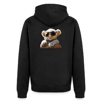 Koala Australie Koalas Koala Ours Mignon Koala Ours - Veste à capuche bio Premium Unisexe - noir - Dos - Nico (187cm)