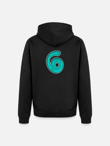 Numéro 6 Numéro - Veste à capuche bio Premium Unisexe - noir